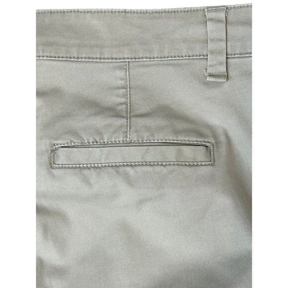 GAP Girlfriend Khaki Ankle Pants 8 Chinos Casual Pockets Loops Tapered Zip - Picture 13 of 16